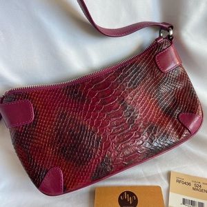 Magenta Monsac leather handbag- Style RF0436